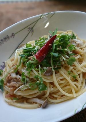 *納豆としめじの和風マヨナーラ*-レシピのメイン写真
