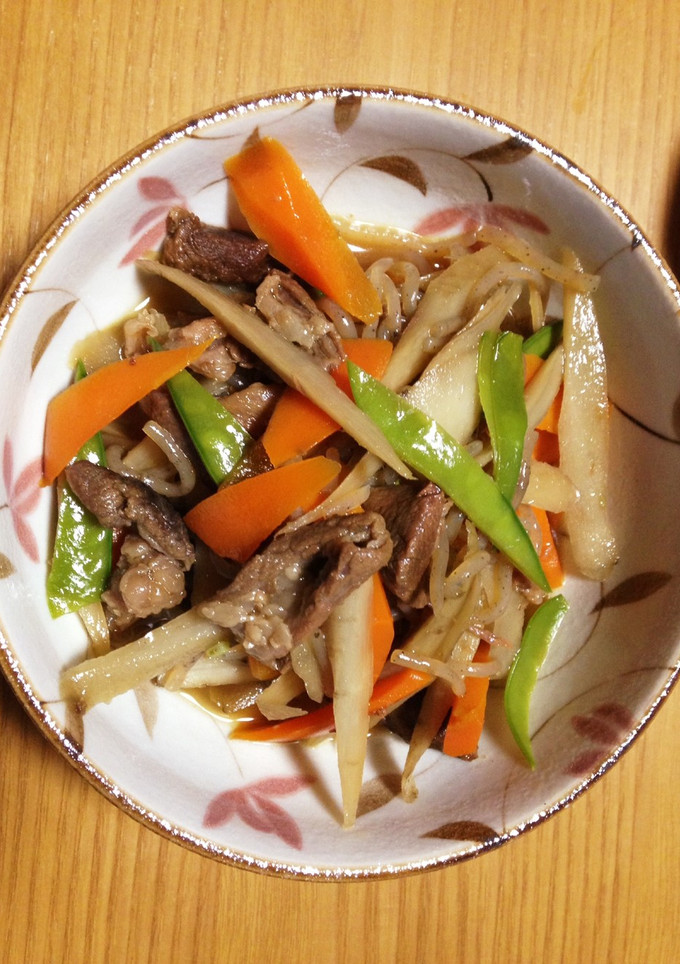 旬！柔らか新ごぼうと和牛すじの煮物˚✧₊-レシピのメイン写真