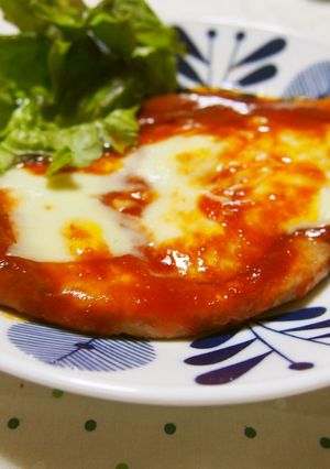 簡単！満足！ポークチャップのチーズのせ♪-レシピのメイン写真