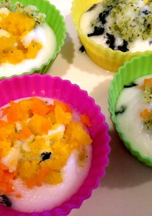 フライパンで簡単米粉蒸しパン＊離乳食＊-レシピのメイン写真