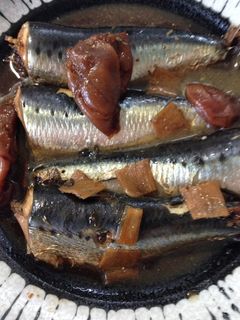 圧力鍋でふっくら♡いわしの梅煮-レシピのメイン写真