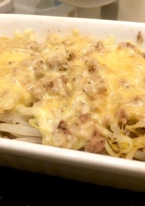 もやしミンチチーズ-レシピのメイン写真