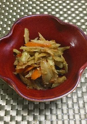 簡単10分!きんぴらごぼう-レシピのメイン写真