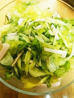 ☆簡単すぎるレタスサラダ☆-レシピのメイン写真