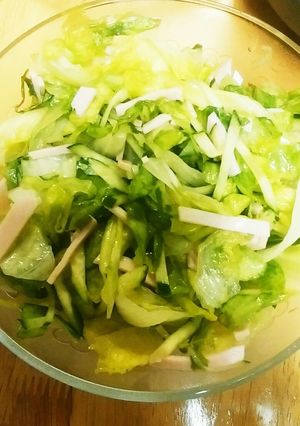 ☆簡単すぎるレタスサラダ☆-レシピのメイン写真