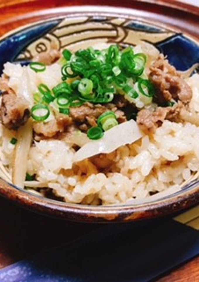牛肉と牛蒡の炊き込みご飯-レシピのメイン写真