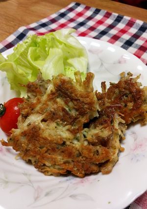 お弁当に♪エノキとシーチキンのお焼き♥-レシピのメイン写真