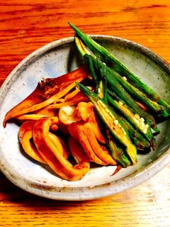 計量楽チン♪イカとオクラの炒め煮♡-レシピのメイン写真