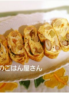 豆入り卵焼き-レシピのメイン写真