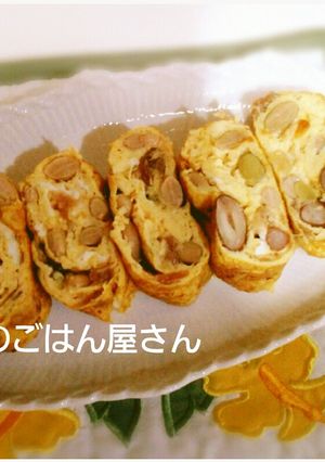 豆入り卵焼き-レシピのメイン写真
