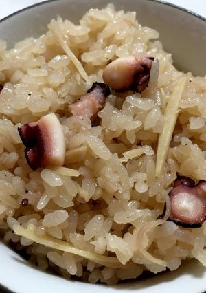 美味しいたこ飯 〜タコの炊き込みご飯〜-レシピのメイン写真