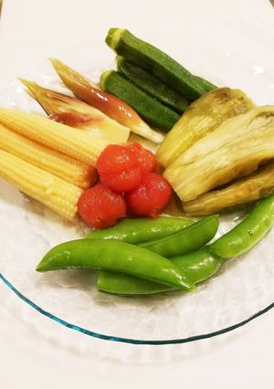 簡単！サッパリ夏野菜の冷やし煮☆-レシピのメイン写真