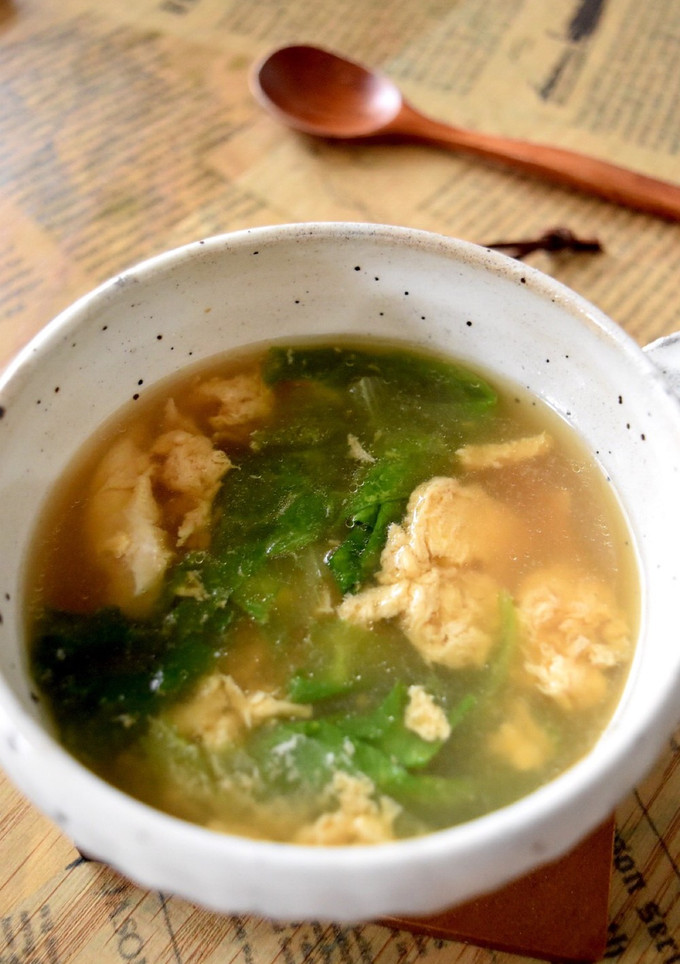 レタスと卵の中華スープ♪-レシピのメイン写真
