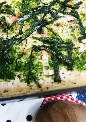 居酒屋メニュー 海鮮とろろ焼き-レシピのメイン写真