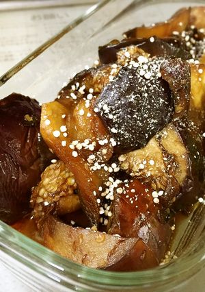 トロトロ茄子の味醂醤油炒め-レシピのメイン写真