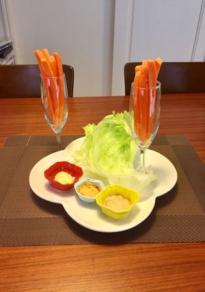 野菜がおいしくなる！3種のディップ-レシピのメイン写真