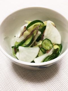 簡単♪みょうがと大根・きゅうりの浅漬け-レシピのメイン写真