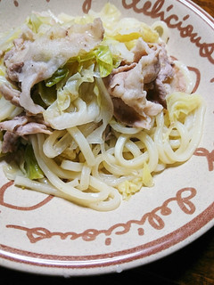 簡単☆ヘルシー♡豚キャベうどん-レシピのメイン写真