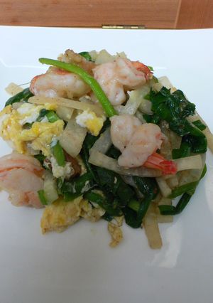 大根とニラの炒め物-レシピのメイン写真
