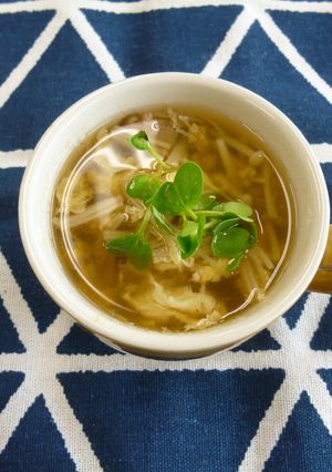 きのことたまごのスープ-レシピのメイン写真