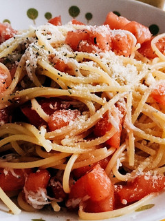 簡単☆冷製トマトパスタ-レシピのメイン写真