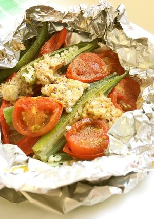 簡単すぎる♡夏野菜のホイル焼き*うま塩-レシピのメイン写真