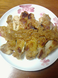 鶏もも肉焼きピーナッツバターで香ばしく-レシピのメイン写真