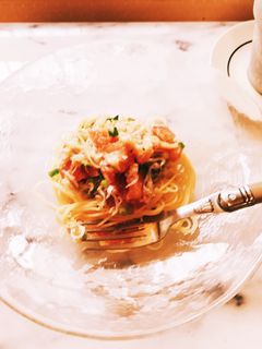 しらすおろしとトマト☆冷製パスタ-レシピのメイン写真