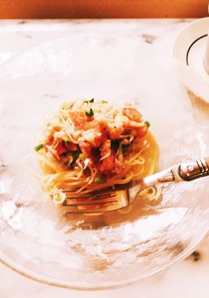 しらすおろしとトマト☆冷製パスタ-レシピのメイン写真