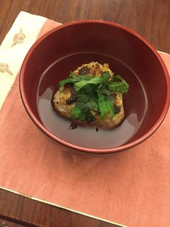 発芽玄米の「焼きおにぎりダシ茶漬け」-レシピのメイン写真
