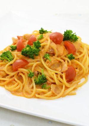 トマトクリームパスタ-レシピのメイン写真