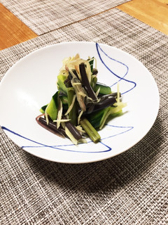 蕨ときゅうりのサラダ浅漬け-レシピのメイン写真
