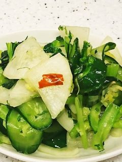簡単 漬物(小松菜が美味しい)-レシピのメイン写真