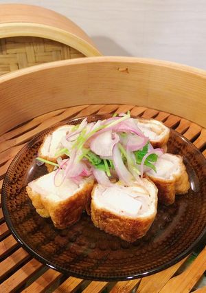 梅酢風味☆油揚げ&豚肉巻き長芋-レシピのメイン写真