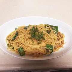 รูปของ ねぎ香る 〜和風パスタ〜
