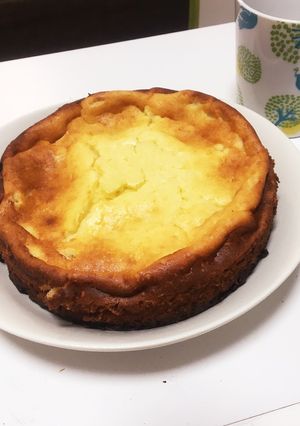生クリ、クリチ不要のベイクドチーズケーキ-レシピのメイン写真
