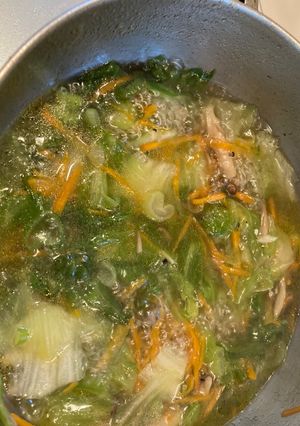 野菜を無駄なく使いましょ！スープ-レシピのメイン写真