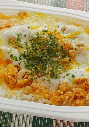 レンチン♪ツナ卵のとろとろごはん-レシピのメイン写真