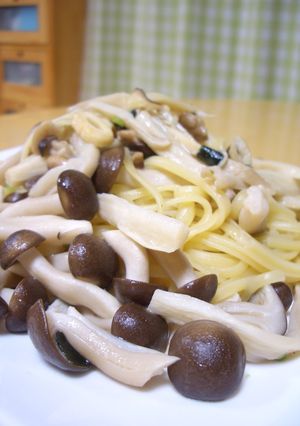 松茸？！のスパゲティ-レシピのメイン写真