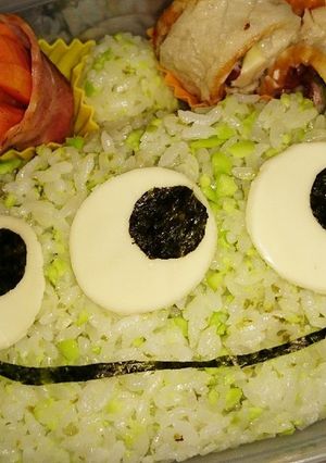 ズボラのリトルグリーメン弁当(´c_`)-レシピのメイン写真