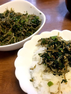 しらすと小松菜のふりかけ【混ぜご飯】-レシピのメイン写真