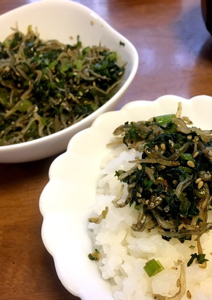 しらすと小松菜のふりかけ【混ぜご飯】-レシピのメイン写真