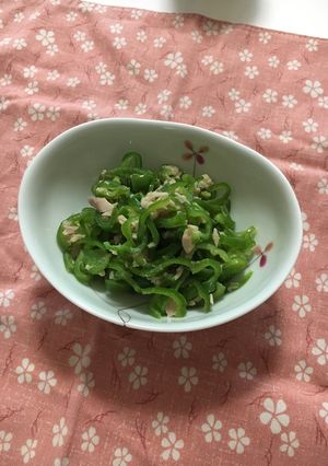 レンジで簡単✨子供も大好き♡無限ピーマン-レシピのメイン写真
