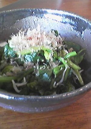 ほうれん草としらすのポン酢あえ-レシピのメイン写真