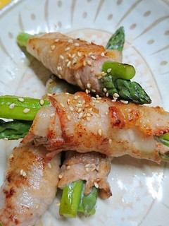 旬のアスパラの簡単肉巻き-レシピのメイン写真