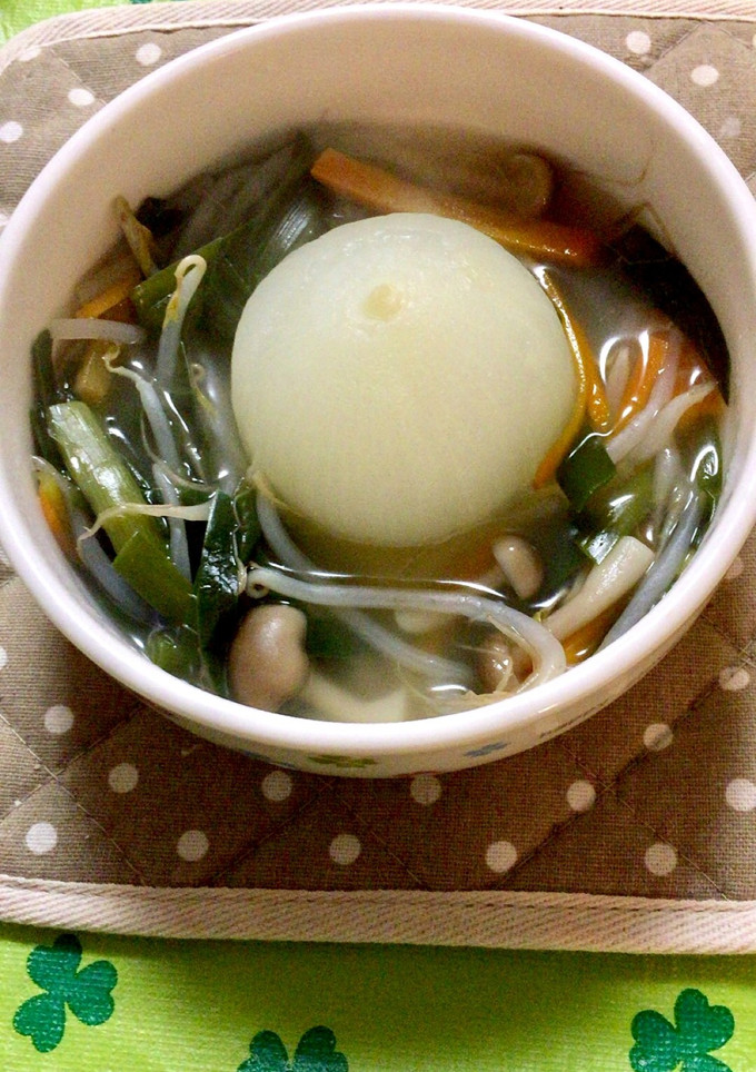 簡単☆玉ねぎ丸ごと野菜スープ-レシピのメイン写真