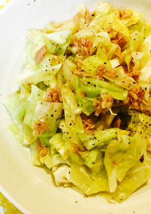 簡単時短♫キャベツとツナの胡麻ナムル-レシピのメイン写真
