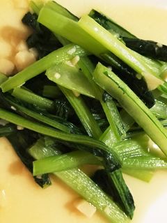 青菜のにんにく炒め-レシピのメイン写真
