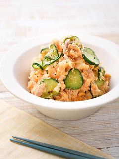 野菜ジュースで♪オレンジ色のポテトサラダ-レシピのメイン写真