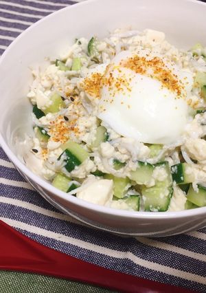 豆腐でヘルシー しらす柚子胡椒丼-レシピのメイン写真